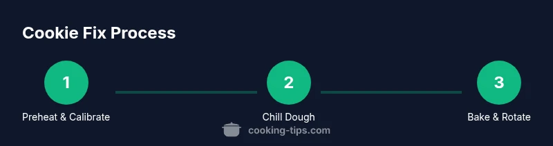 Process diagram for fixing cookies