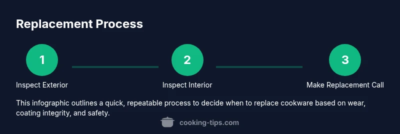 Process showing how to decide when to replace cookware