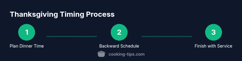 Process diagram of Thanksgiving timing