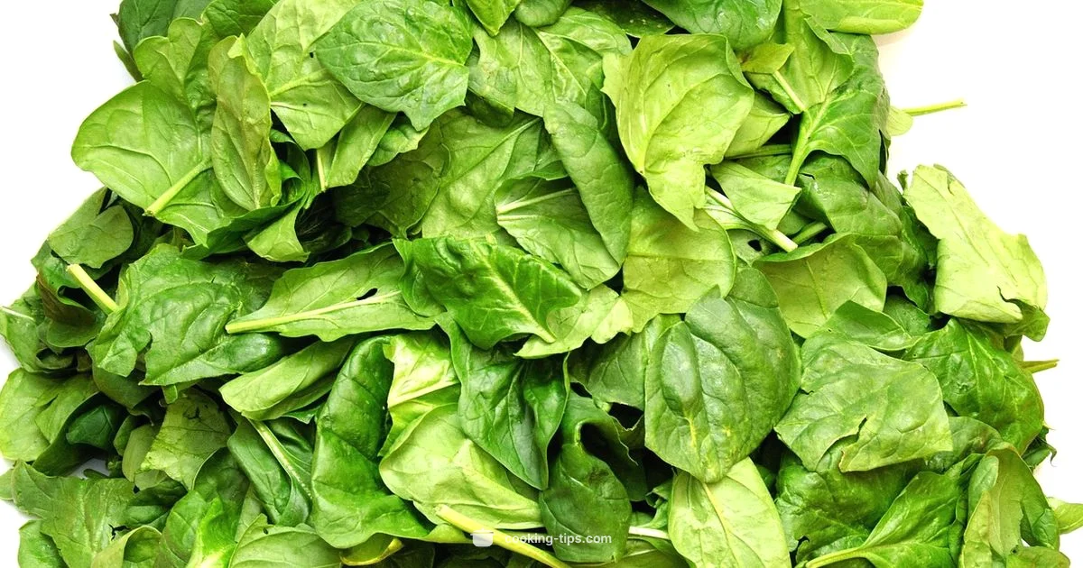 Spinach & Iron Spinach & Iron - Cooking Tips